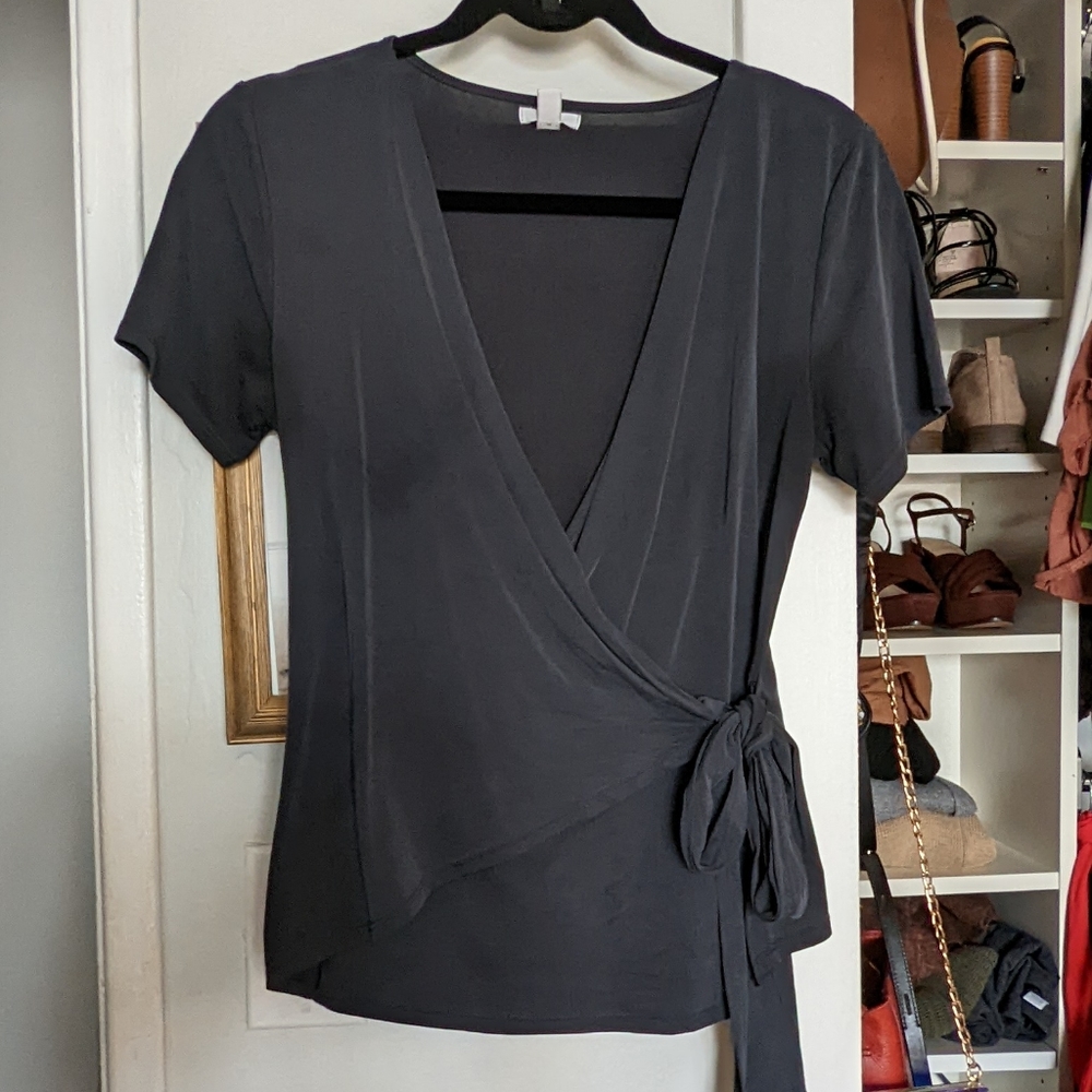 BP Wrap Blouse Xs